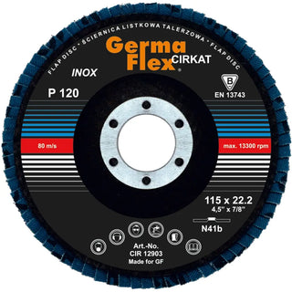 LAMELLSLIPSKIVA 115X22,2MM K120 - GERMAFLEX