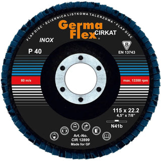 Germaflex Lamellslipskiva 115x22,2mm K40 | CleanNest - GERMAFLEX | CleanNest