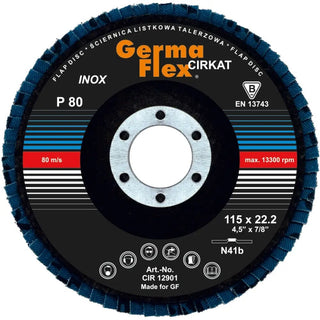 Germaflex Lamellslipskiva 115x22,2mm K80 | CleanNest - GERMAFLEX | CleanNest