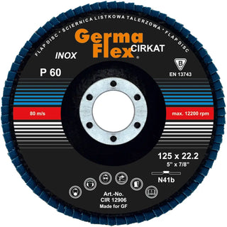 LAMELLSLIPSKIVA 125X22,2MM K60 - GERMAFLEX