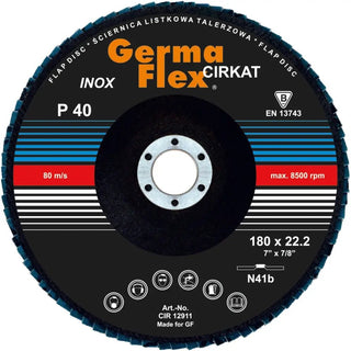 Germaflex Lamellslipskiva 180x22,2mm K40 | CleanNest - GERMAFLEX | CleanNest