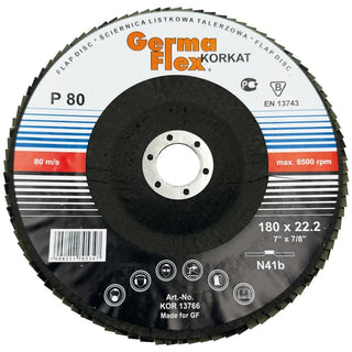 Germaflex Lamellslipskiva 180x22,2mm K80 | CleanNest - GERMAFLEX | CleanNest