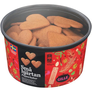 GILLE PEPPARKAKOR SMÅ HJÄRTAN BRK 425GR | CleanNest - GILLE | CleanNest
