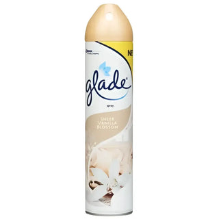 Glade Sheer Vanilla Blossom sprayburk för luftfräschare