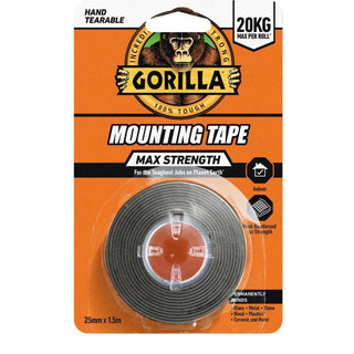 Gorilla Monteringstejp 25mmx1,5m | CleanNest - GORILLA | CleanNest