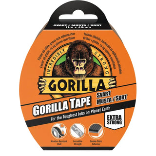 VÄVTEJP GORILLA 48MMX11M SVART - GORILLA