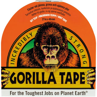 VÄVTEJP GORILLA 48MMX27M VIT - GORILLA