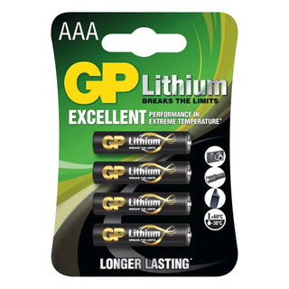 BATTERI LITHIUM 1,5V LR03/AAA 4P GP - GP
