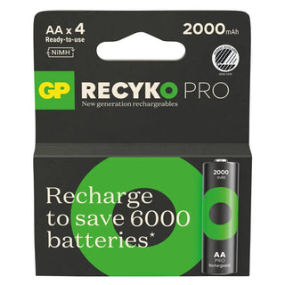 BATTERI RECYKO PRO AA 2000MAH 4P - GP