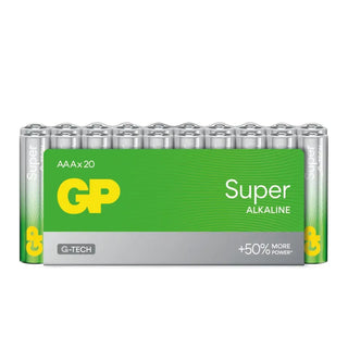 BATTERI SUPER AAA/LR03 20P - GP