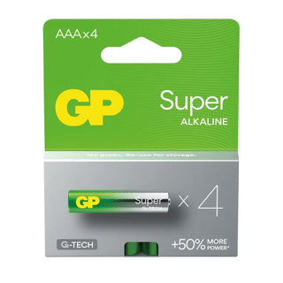 BATTERI SUPER AAA/LR03 4P - GP