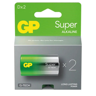BATTERI SUPER D/LR20 2P - GP