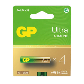 BATTERI ULTRA AAA/LR03 4P - GP