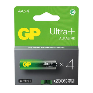 BATTERI ULTRA PLUS AA/LR6 4P - GP
