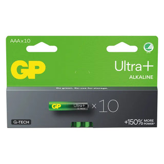 BATTERI ULTRA PLUS AAA/LR03 10P - GP