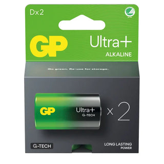 BATTERI ULTRA PLUS D/LR20 2P - GP