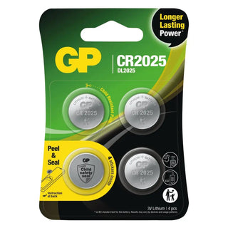 KNAPPCELLSBATTERI CR2025 4P - GP