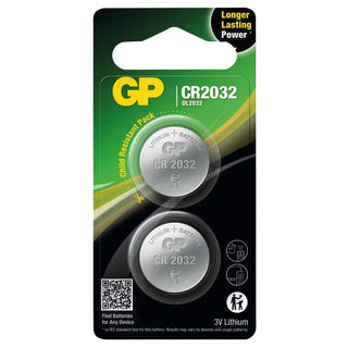 KNAPPCELLSBATTERI CR2032 2P - GP