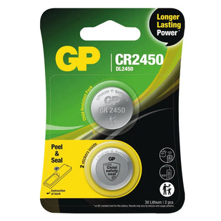 KNAPPCELLSBATTERI CR2450 2P - GP
