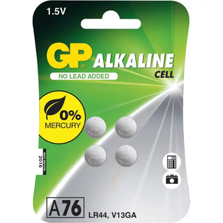 KNAPPCELLSBATTERI LR44 4P - GP