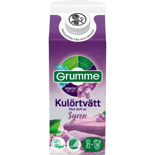 Grumme - Flytande Kulörtvätt Syren - 750ml - Grumme | CleanNest