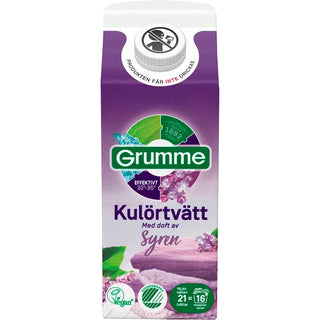 Grumme Flytande Kulörtvätt Syren - 750ml - CleanNest