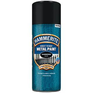 HAMMARLACK 400ML SVART   SPRAY - HAMMERITE