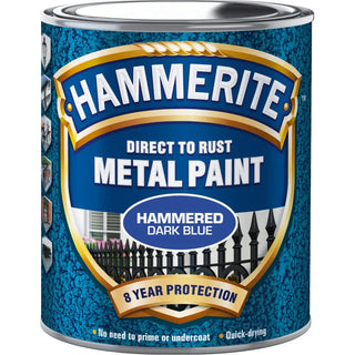 HAMMARLACK 750ML MÖRKBLÅ  HAMMERITE - HAMMERITE