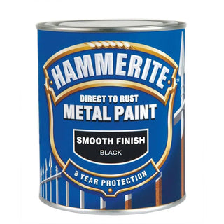 Hammerite Slätlack 250ml Svart | CleanNest - HAMMERITE | CleanNest