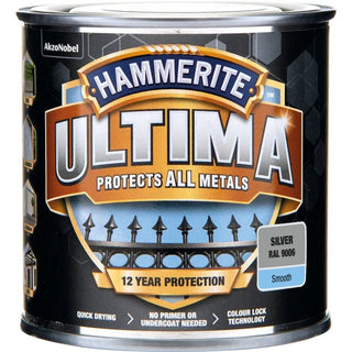 Hammerite Slätlack Ultima Silver 250ml | CleanNest - HAMMERITE | CleanNest