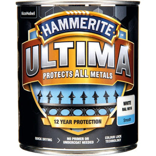 Hammerite Slätlack Ultima Vit 750ml | CleanNest - HAMMERITE | CleanNest