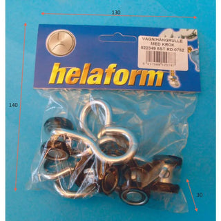 DRAPERIRULLE RD 0752 PÅS 2HJUL X5 - HELAFORM