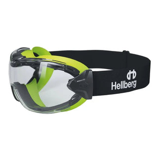 Hellberg Skyddsglasögon Korg Neon Klar 25045 | CleanNest - HELLBERG | CleanNest
