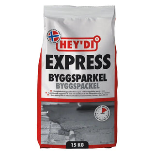 BYGGSPACKEL EXPRESS GRÅ 15KG - HEYDI