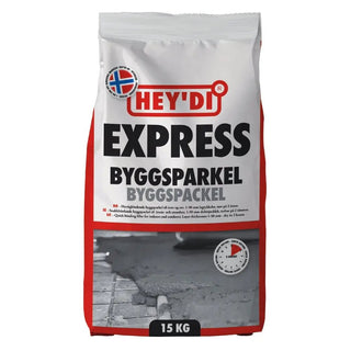 HEYDI BYGGSPACKEL EXPRESS GRÅ 15KG | CleanNest - HEYDI | CleanNest
