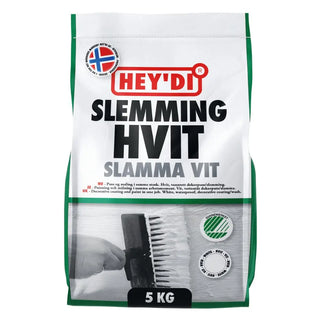 DEKORPUTS SLAMMA VIT 5KG - HEYDI