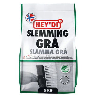 HEYDI DEKORPUTS SLAMMA GRÅ 5KG | CleanNest - HEYDI | CleanNest
