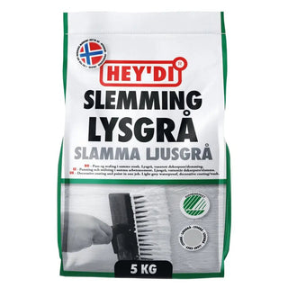 HEYDI DEKORPUTS SLAMMA LJUSGRÅ 5KG | CleanNest - HEYDI | CleanNest
