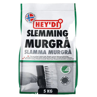 HEYDI DEKORPUTS SLAMMA MURGRÅ 5KG | CleanNest - HEYDI | CleanNest