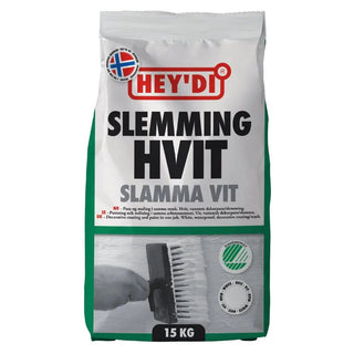 HEYDI DEKORPUTS SLAMMA VIT 15KG | CleanNest - HEYDI | CleanNest