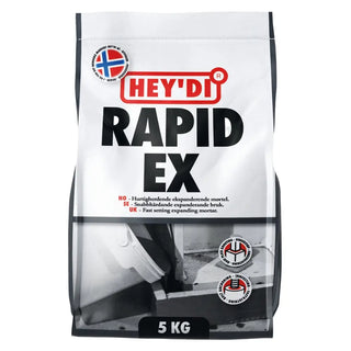 EXPANDERBETONG RAPID EX GRÅ 5KG - HEYDI