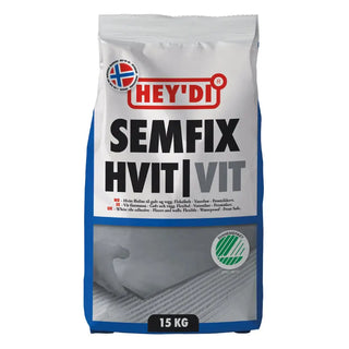 FÄSTMASSA SEMFIX VIT 15KG - HEYDI