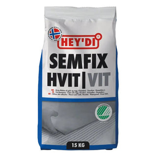 HEYDI FÄSTMASSA SEMFIX VIT 15KG - | CleanNest - HEYDI | CleanNest