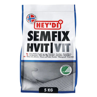 HEYDI FÄSTMASSA SEMFIX VIT 5KG | CleanNest - HEYDI | CleanNest