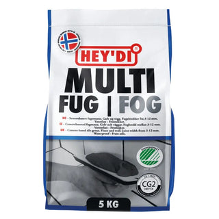 FOGMASSA MULTIFOG GRÅ 5KG - HEYDI