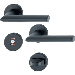 Hoppe Trycke Stockholm Id 1140 Svart Wc | CleanNest - HOPPE | CleanNest