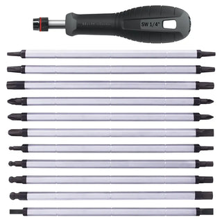 BITSMEJSELSET M LÅNGA BITS HSS 12D - HULTAFORS