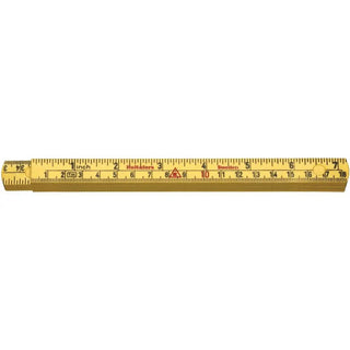 Hultafors Meterstock 1m G61 - 1 - 6 Mm/tum Gul Gf | CleanNest - HULTAFORS | CleanNest