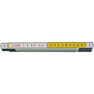 Hultafors Meterstock 2m T59 - 2 - 10 Mm Vit/gul | CleanNest - HULTAFORS | CleanNest