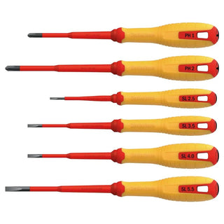 HULTAFORS SKRUVMEJSELSET HSS SL/PH VDE 6DEL | CleanNest - HULTAFORS | CleanNest